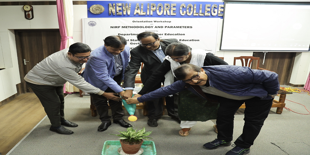 NIRF workshop at New Alipore College on 08.01.2026